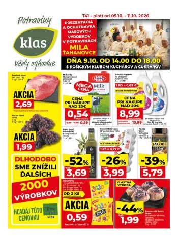 Leták Klas - 5.10.2026 - 11.10.2026.