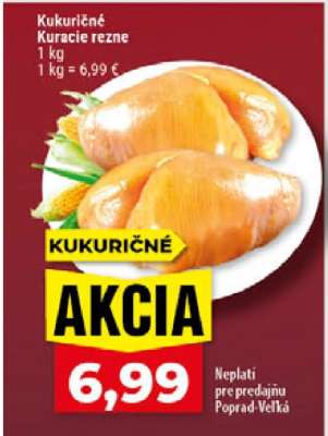 Kukuričné Kuracie rezne