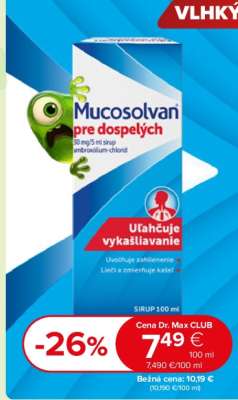 Mucosolvan pre dospelých