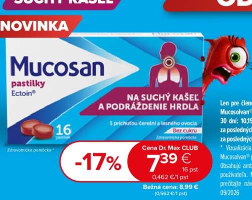 Mucosolvan pastilky