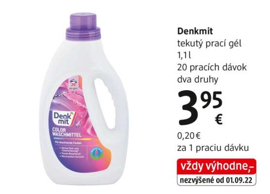 Denkmit tekutý prací gél