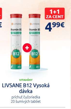 LIVSANE B12 Vysoká dávka
