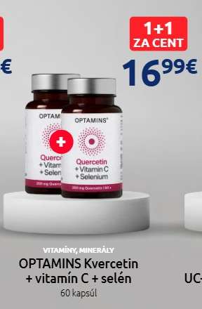 OPTAMINS Kvercetin + vitamin C + selén