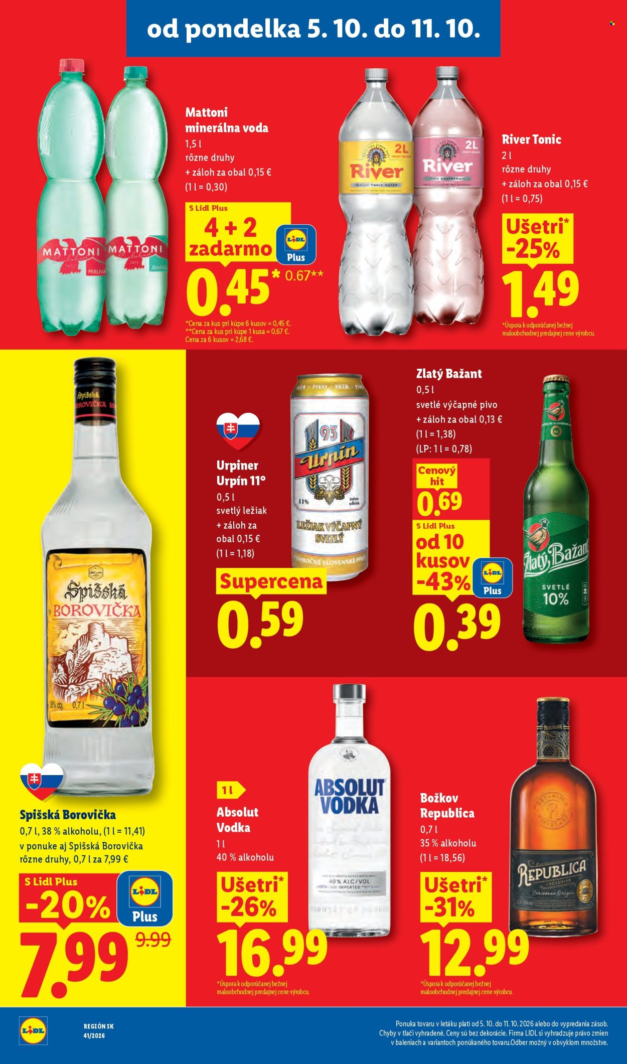 Leták Lidl - 5.10.2026 - 11.10.2026. Strana 39