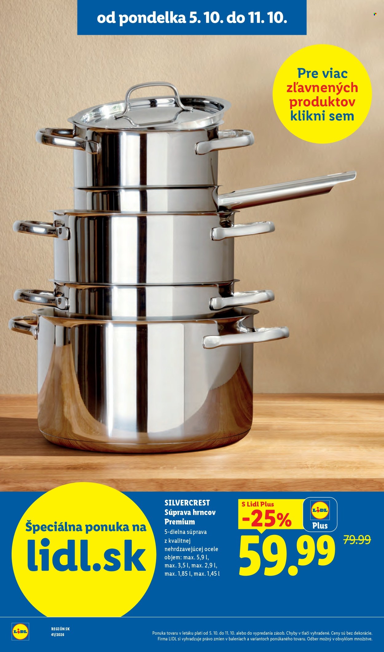 Leták Lidl - 5.10.2026 - 11.10.2026. Strana 46