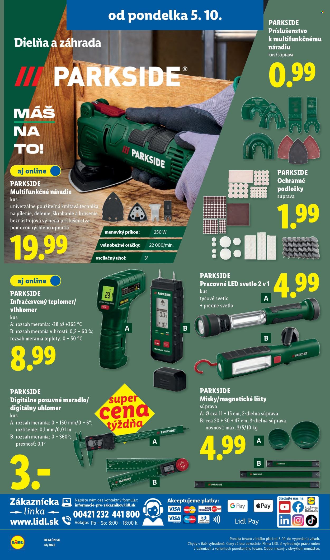 Leták Lidl - 5.10.2026 - 11.10.2026. Strana 56