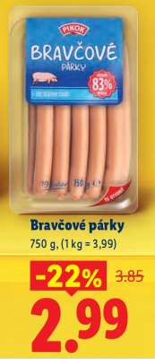 Bravčové párky