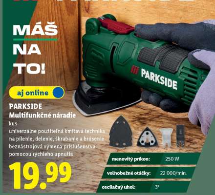 Parkside Multifunkčné náradie