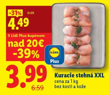 Kuracie stehná XXL