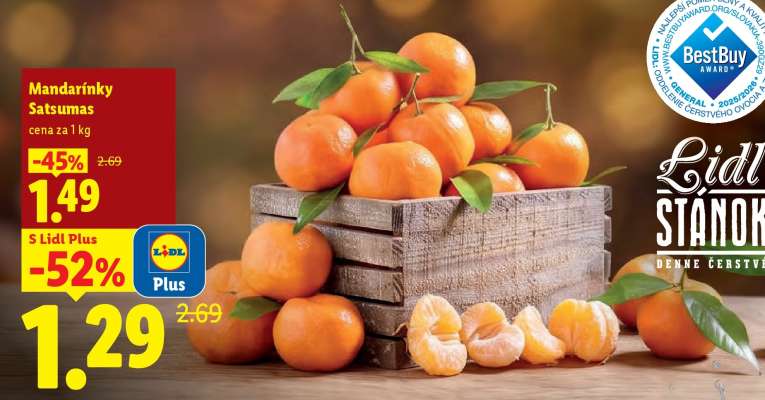 Mandarinky Satsumas