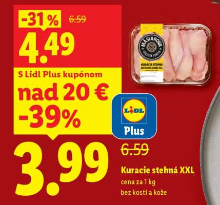 Kuracie stehná XXL