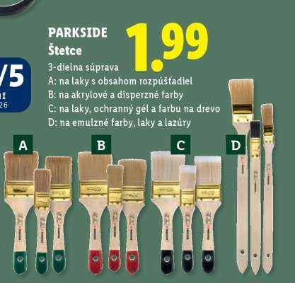Parkside Štetce