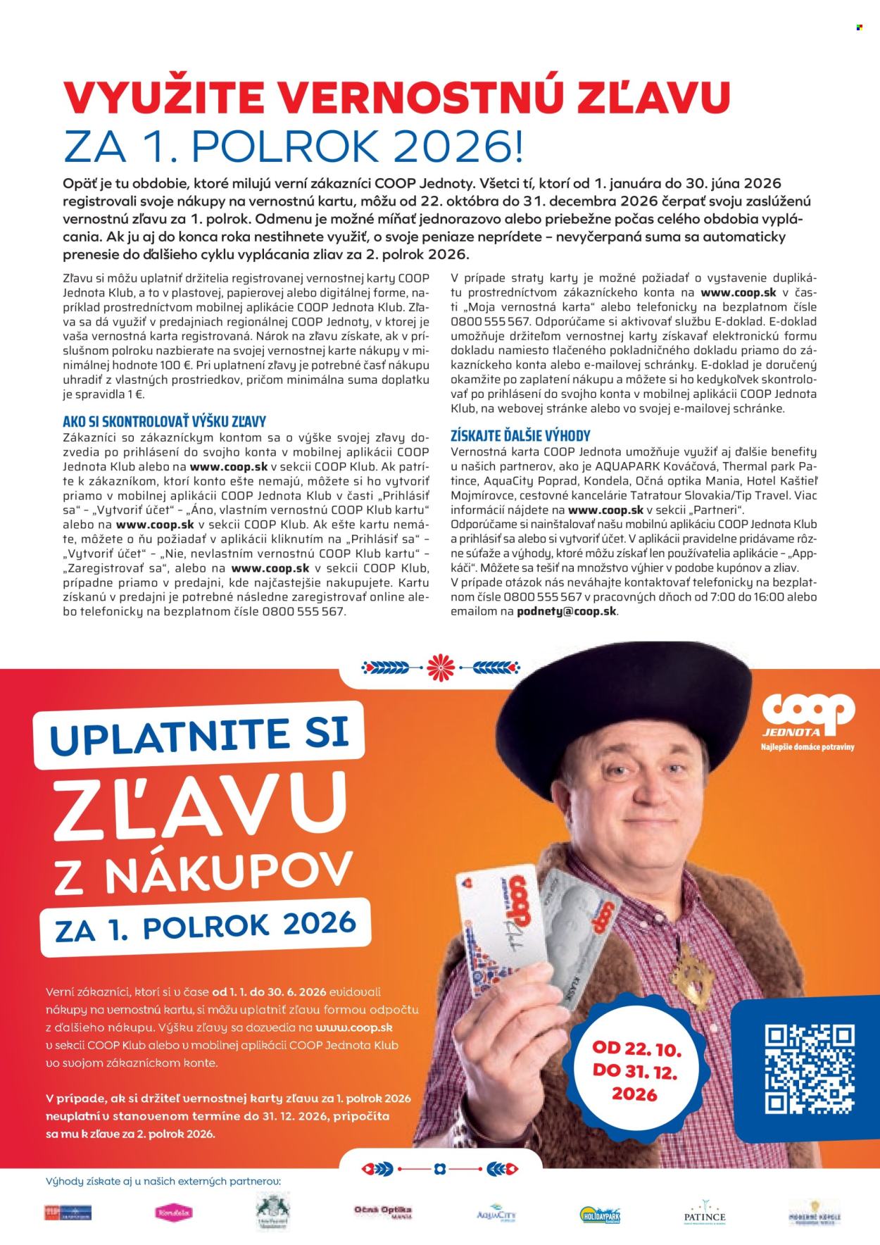 Leták COOP Jednota - 1.10.2026 - 31.10.2026. Strana 11
