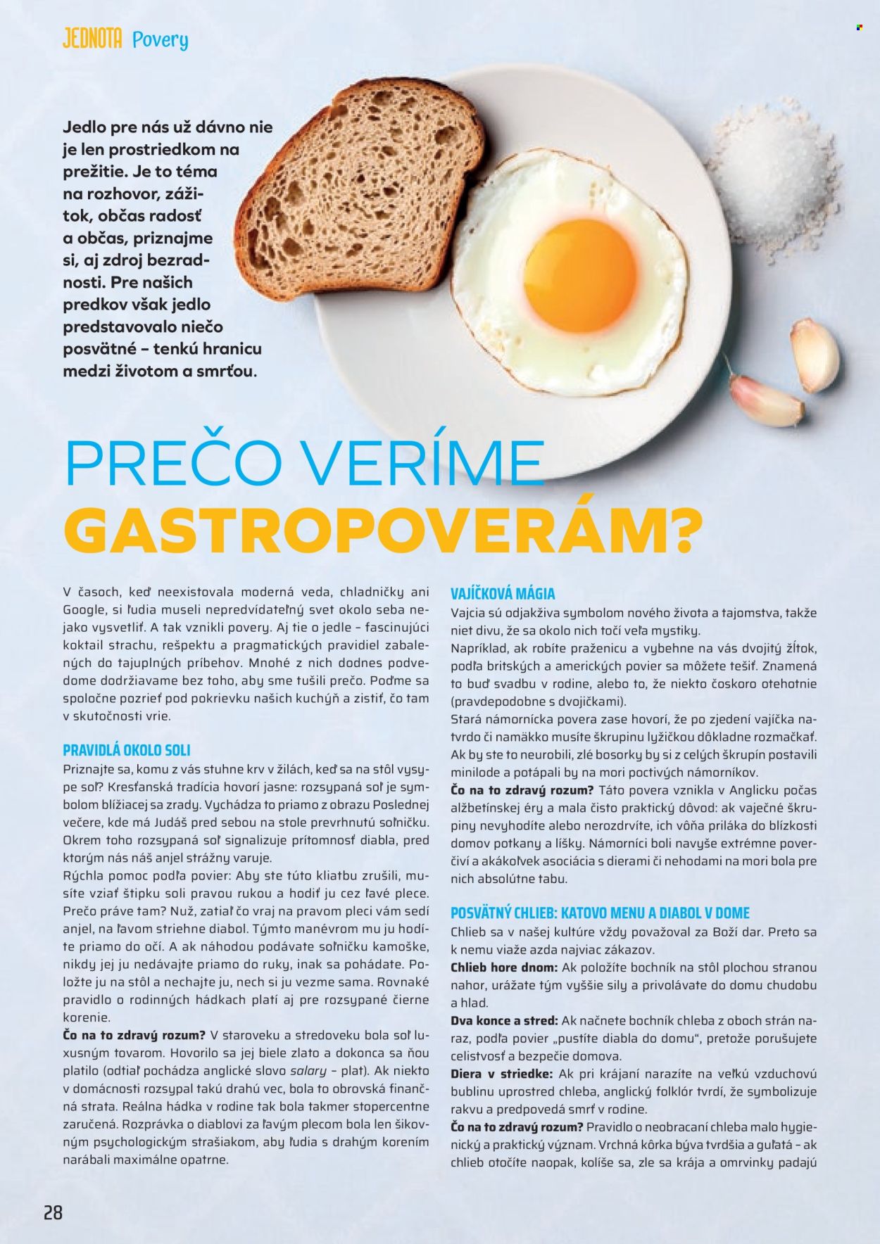 Leták COOP Jednota - 1.10.2026 - 31.10.2026. Strana 28
