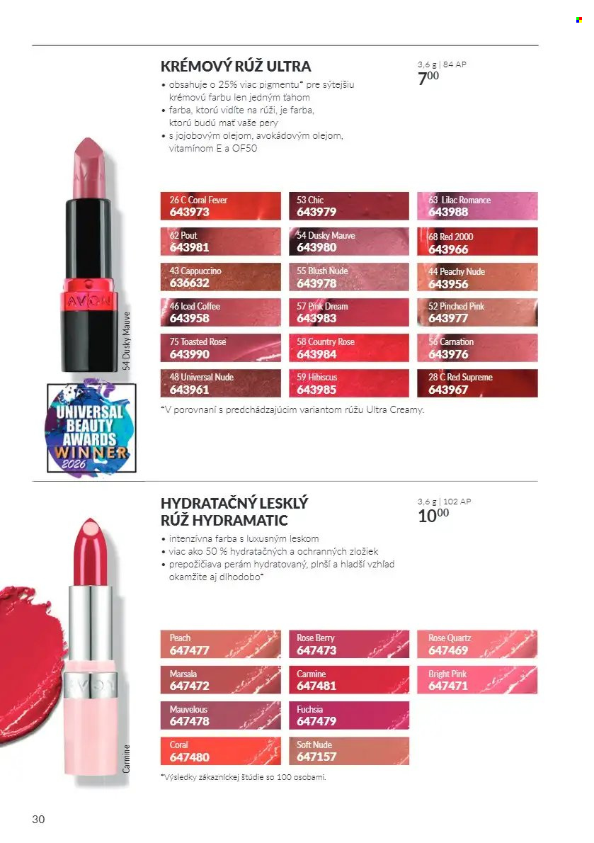 Leták Avon - 1.10.2026 - 31.10.2026. Strana 30