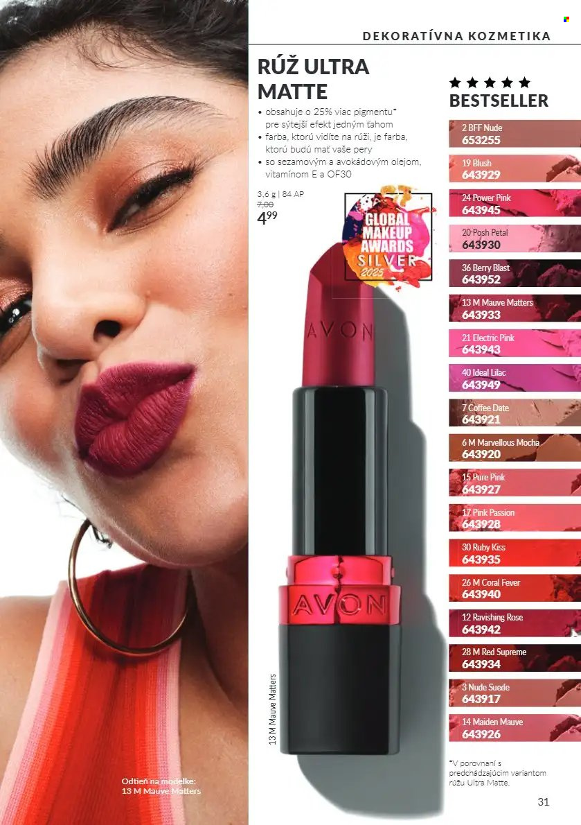 Leták Avon - 1.10.2026 - 31.10.2026. Strana 31