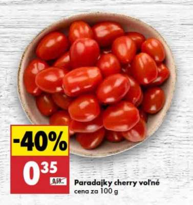 Paradajky cherry voľné