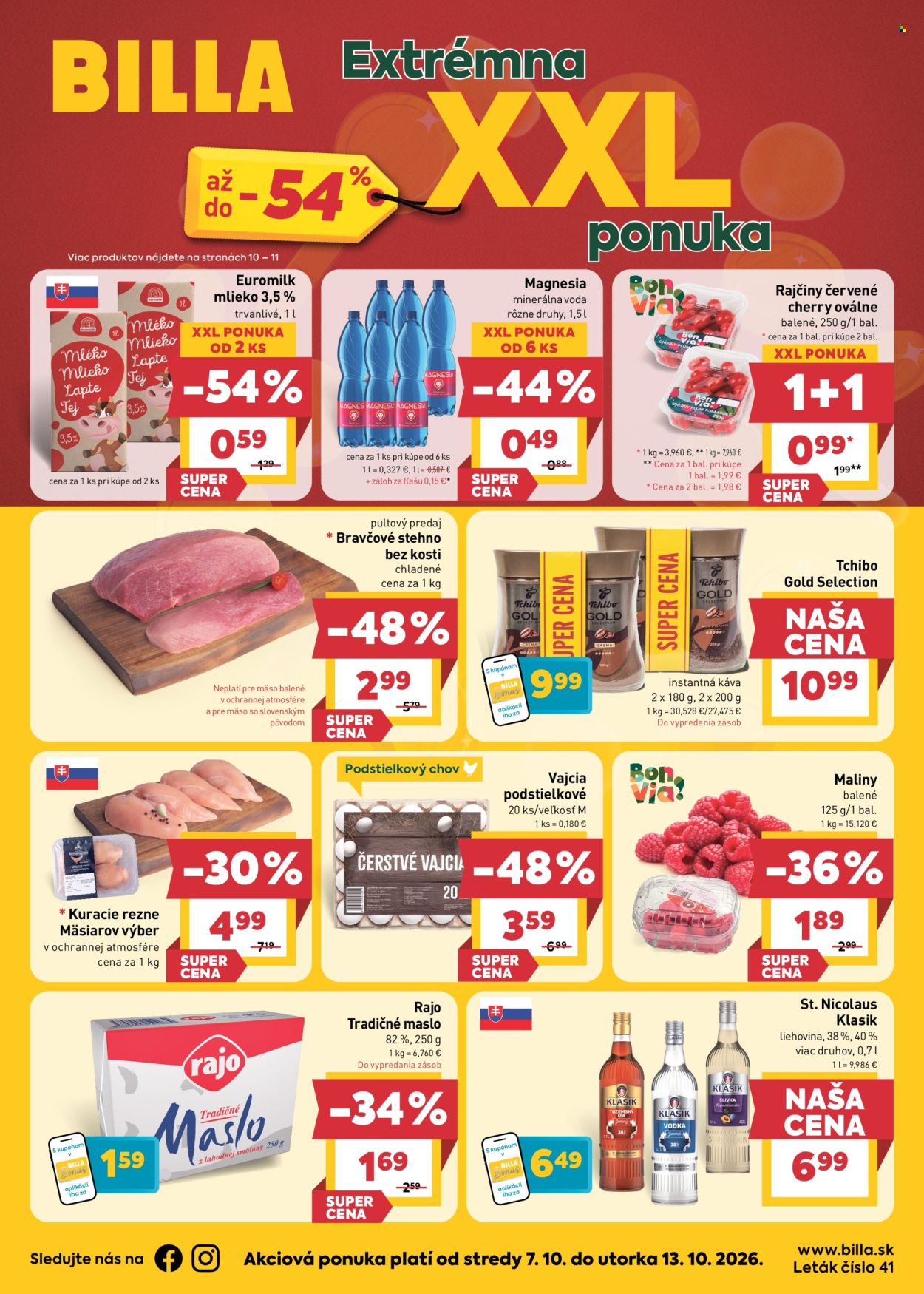 Leták Billa - 7.10.2026 - 13.10.2026. Strana 1