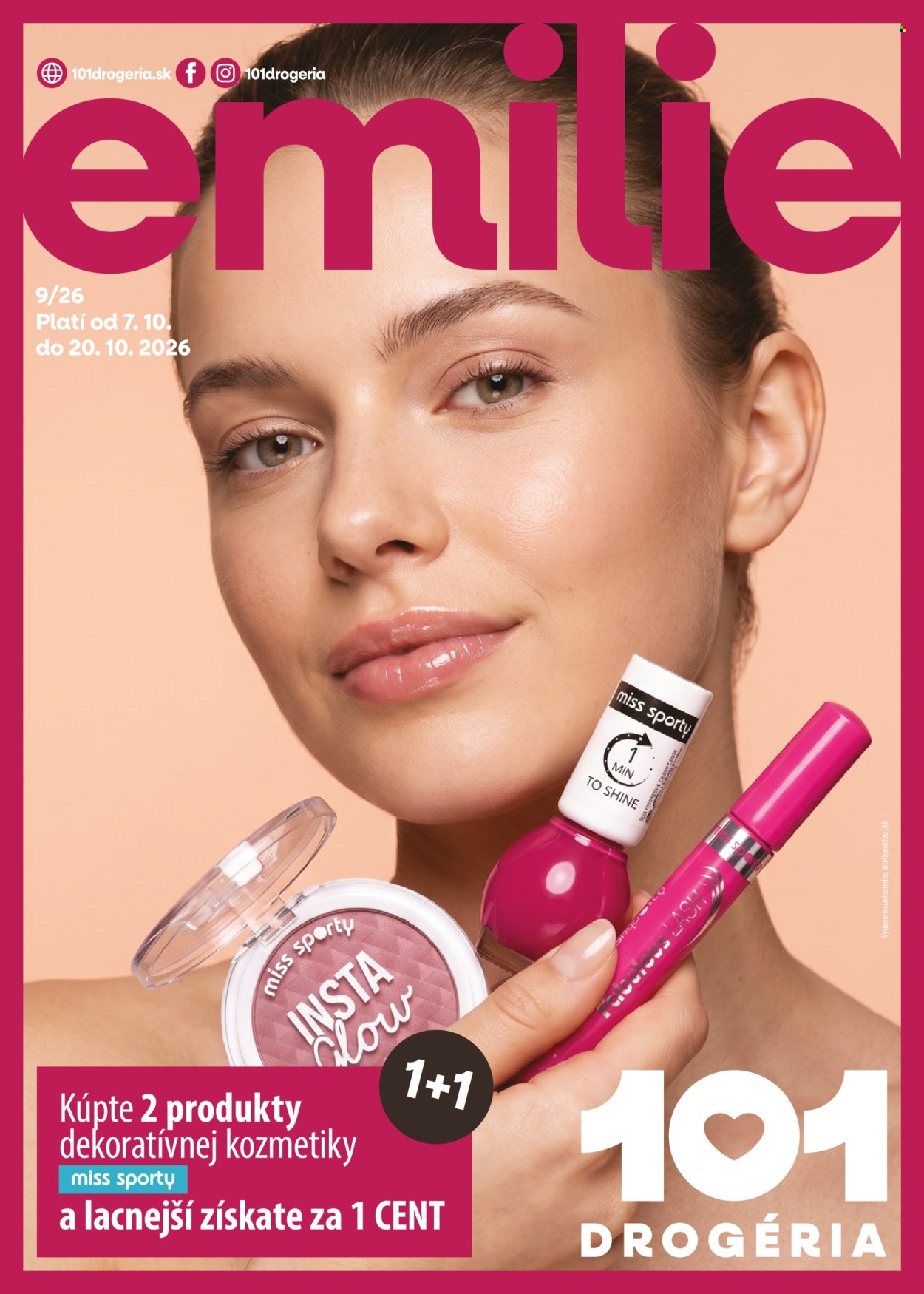 Leták 101 Drogerie - 7.10.2026 - 20.10.2026. Strana 1