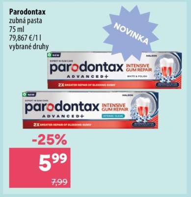 Parodontax zubná pasta