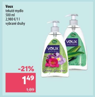 Voux tekuté mydlo