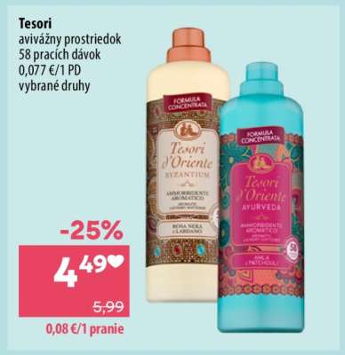 Tesori avivážny prostriedok