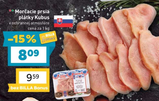 Morčacie prsia plátky Kubus