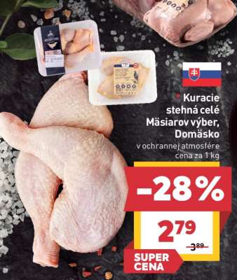 Kuracie stehná celé Mäsiarov výber, Domäsko