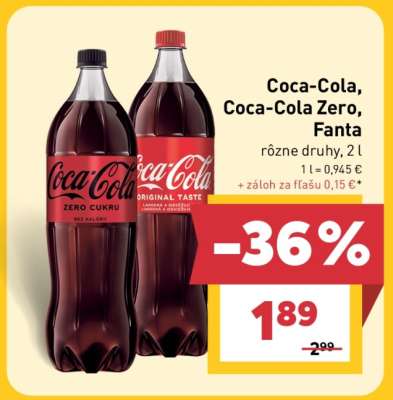Coca-Cola, Coca-Cola Zero, Fanta
