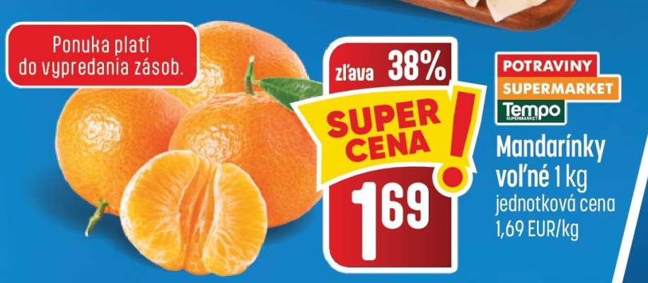 Mandarínky voľné 1 kg