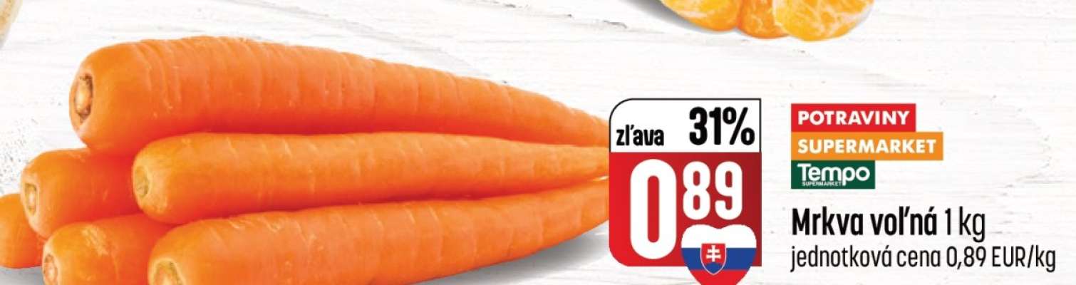 MRKVA VOĽNÁ 1 kg
