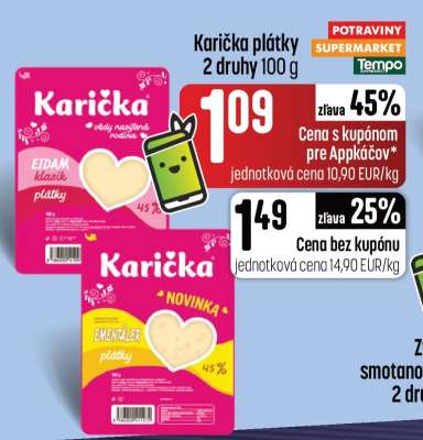 Karička plátky