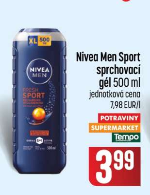 Nivea Men Sport sprchovací gél 500 ml