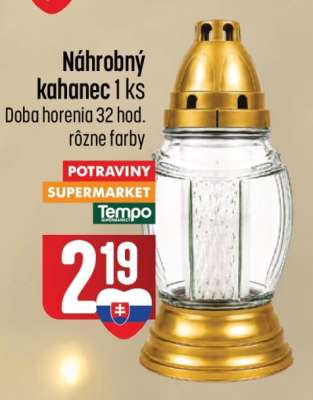 Náhrobný kahance 1 ks