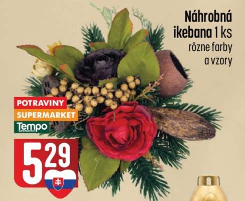 Náhrobná ikebana 1 ks