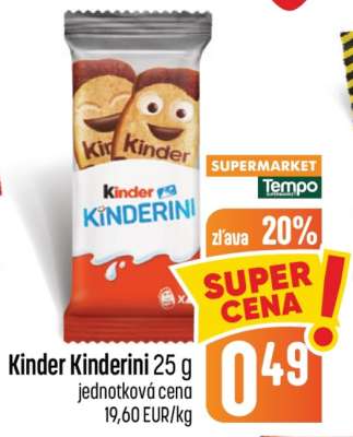 Kinder kinderini 25 g