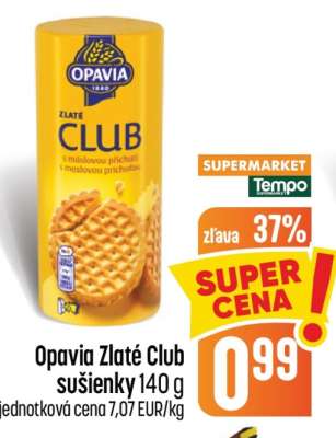 Opavia Zlaté Club sušienky