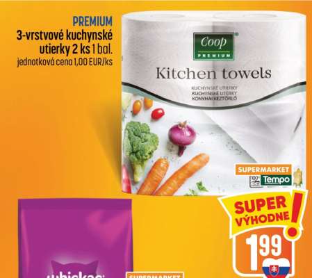 PREMIUM 3-vrstvové kuchynské utierky