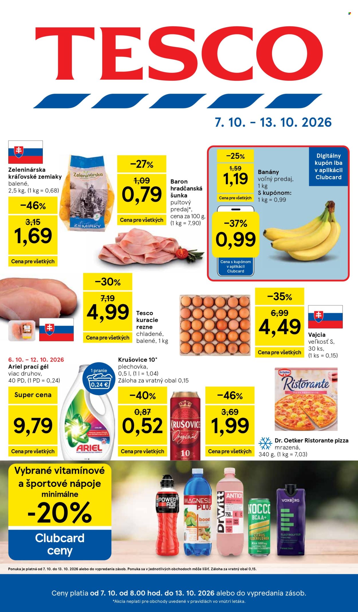 Leták TESCO - 7.10.2026 - 13.10.2026. Strana 1