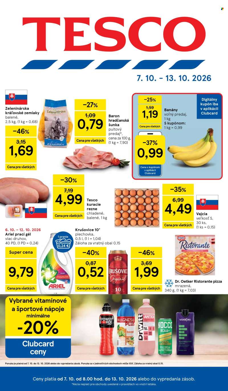 Leták TESCO - 7.10.2026 - 13.10.2026.