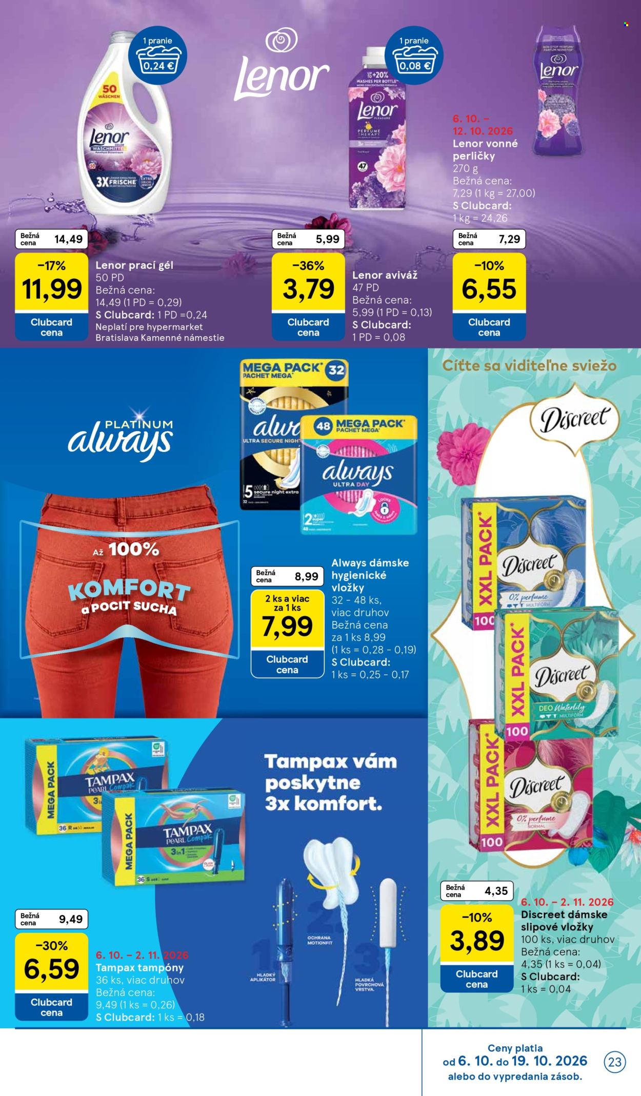Leták TESCO - 7.10.2026 - 13.10.2026. Strana 23