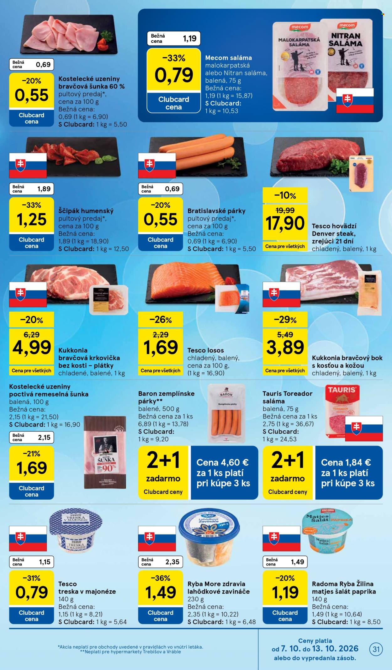 Leták TESCO - 7.10.2026 - 13.10.2026. Strana 31