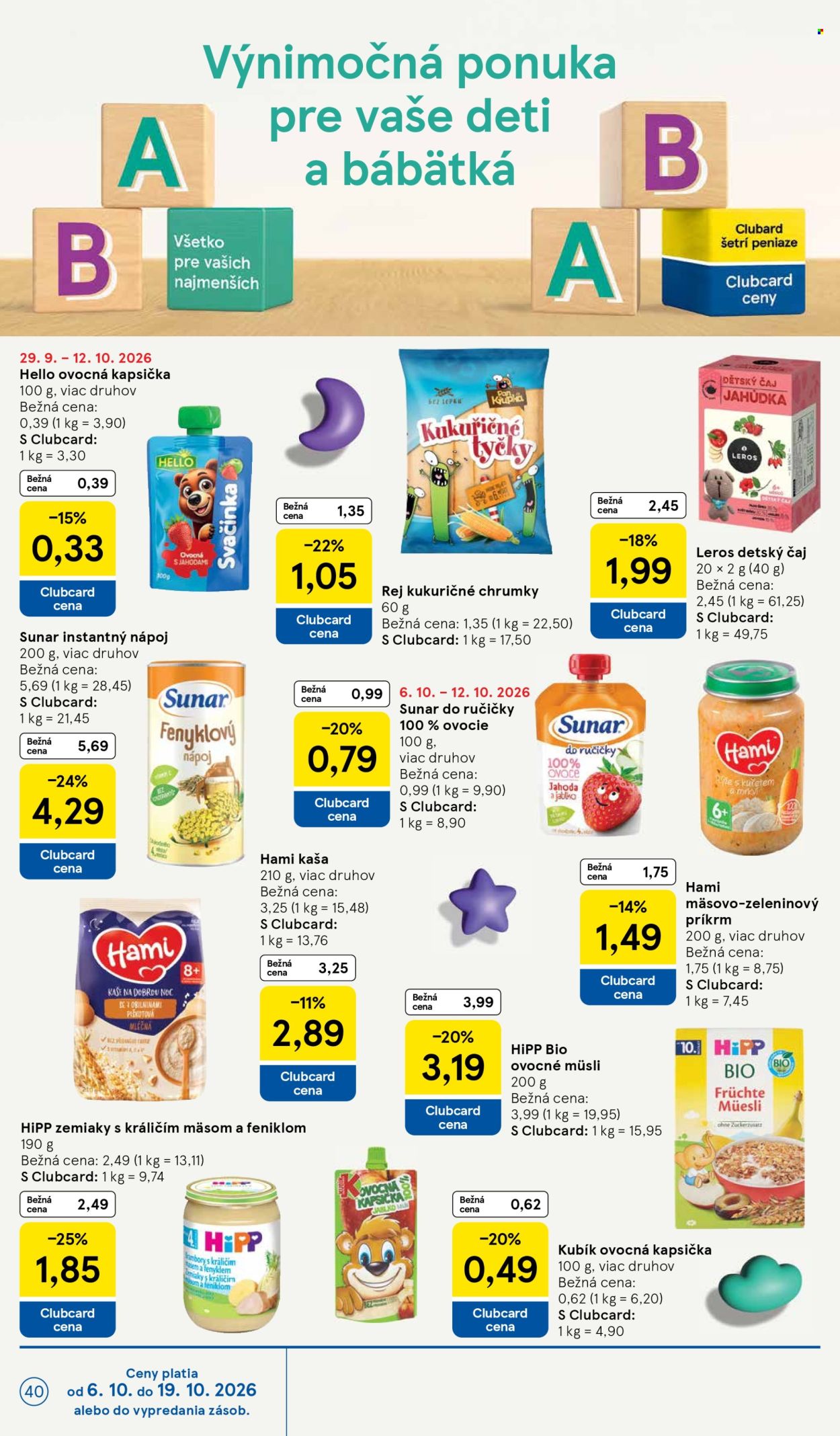 Leták TESCO - 7.10.2026 - 13.10.2026. Strana 40
