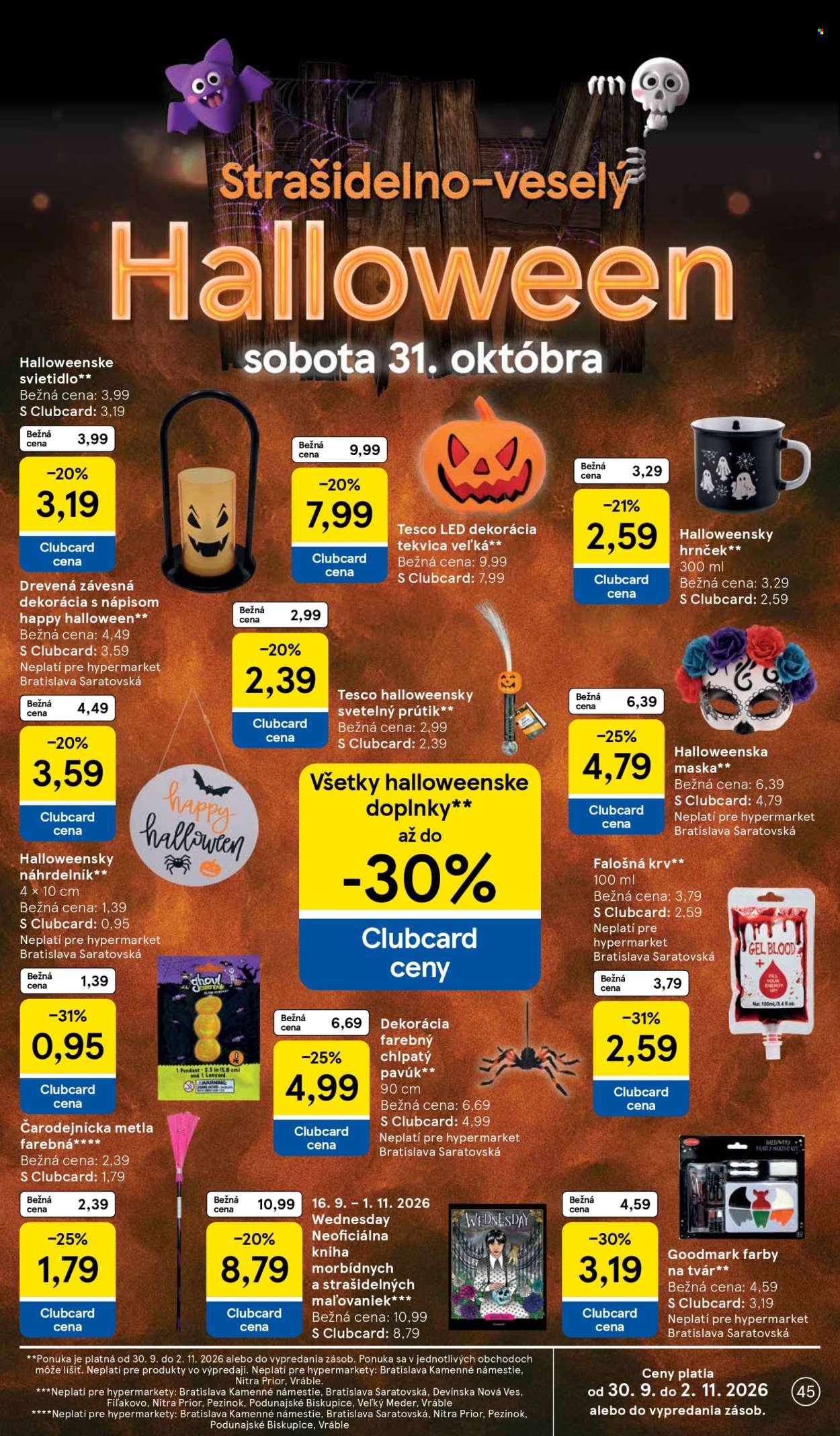 Leták TESCO - 7.10.2026 - 13.10.2026. Strana 45