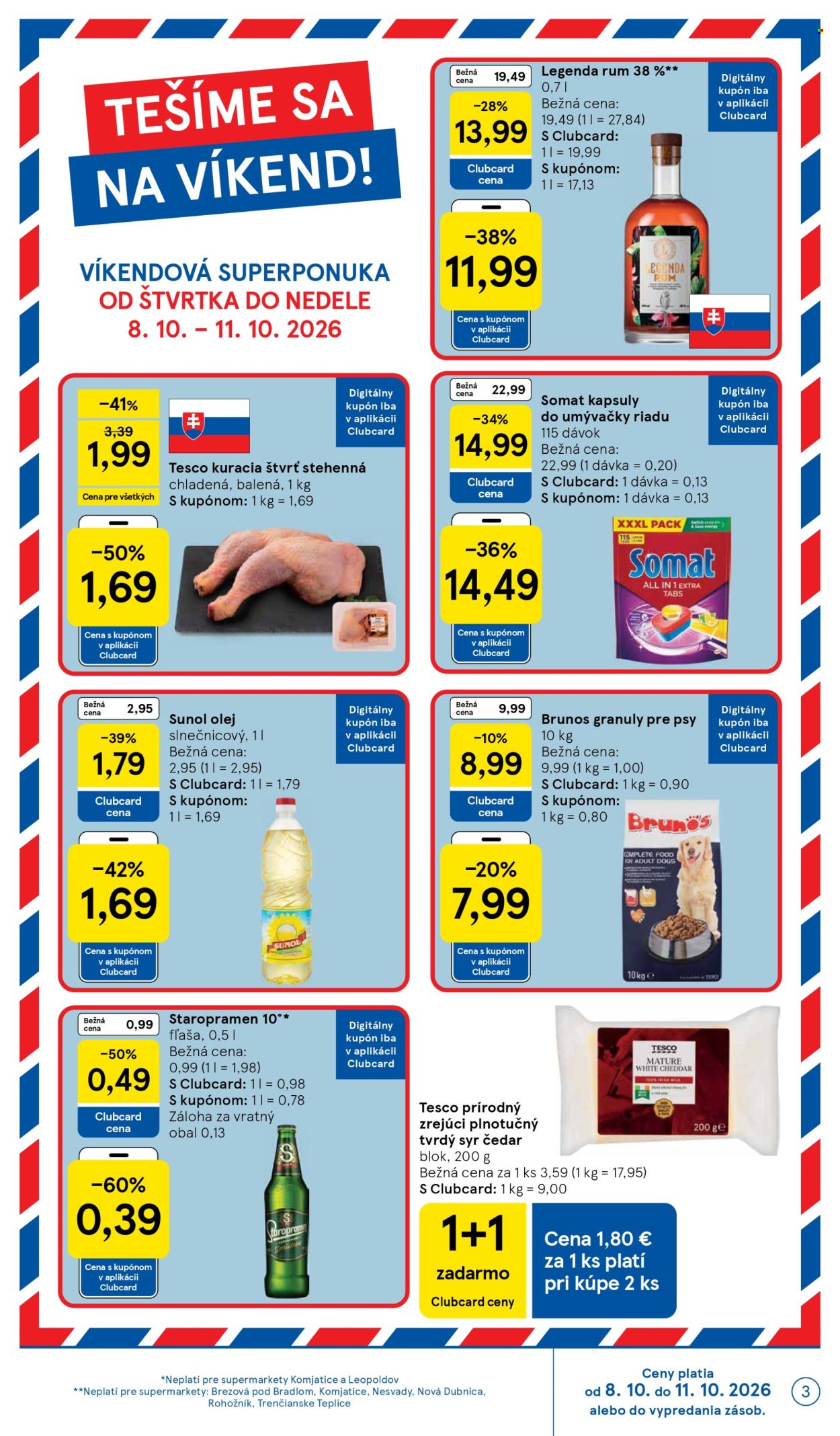 Leták TESCO supermarket - 7.10.2026 - 13.10.2026. Strana 3