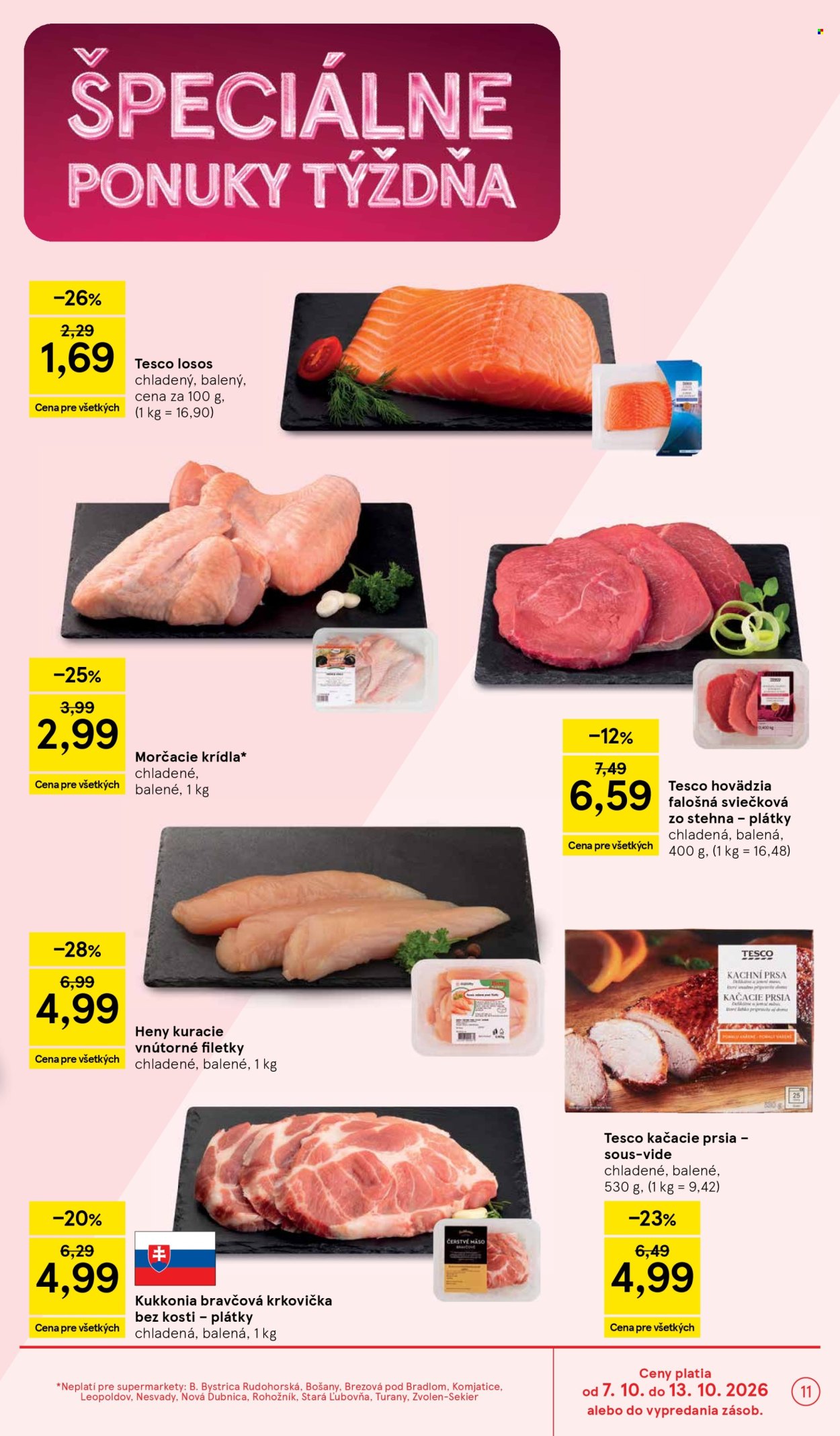 Leták TESCO supermarket - 7.10.2026 - 13.10.2026. Strana 11