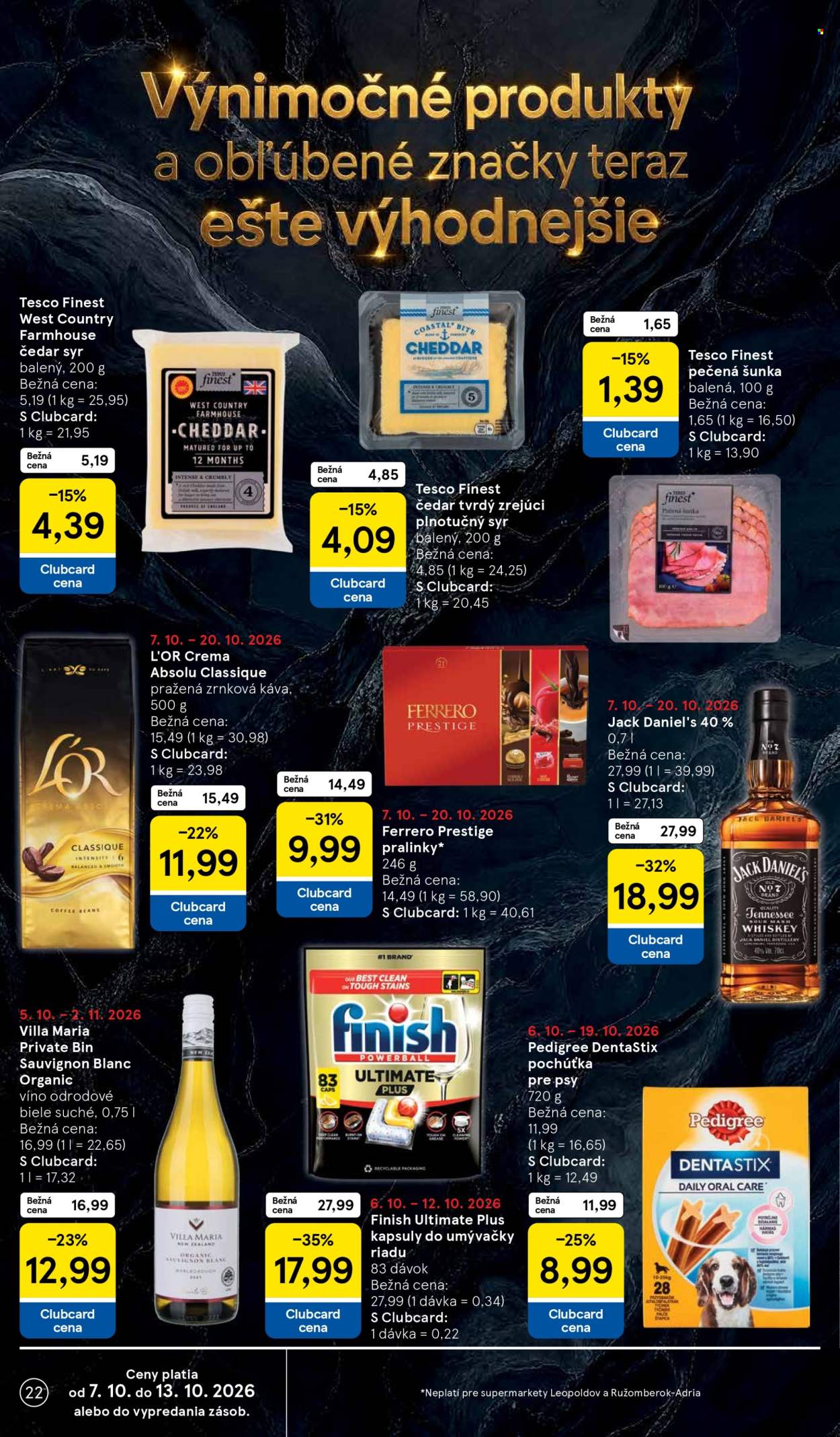 Leták TESCO supermarket - 7.10.2026 - 13.10.2026. Strana 22