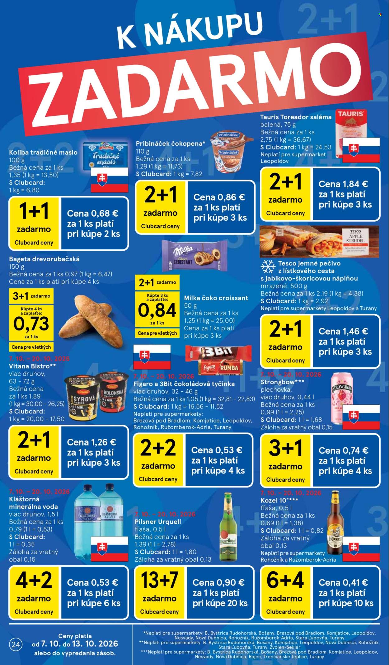 Leták TESCO supermarket - 7.10.2026 - 13.10.2026. Strana 24