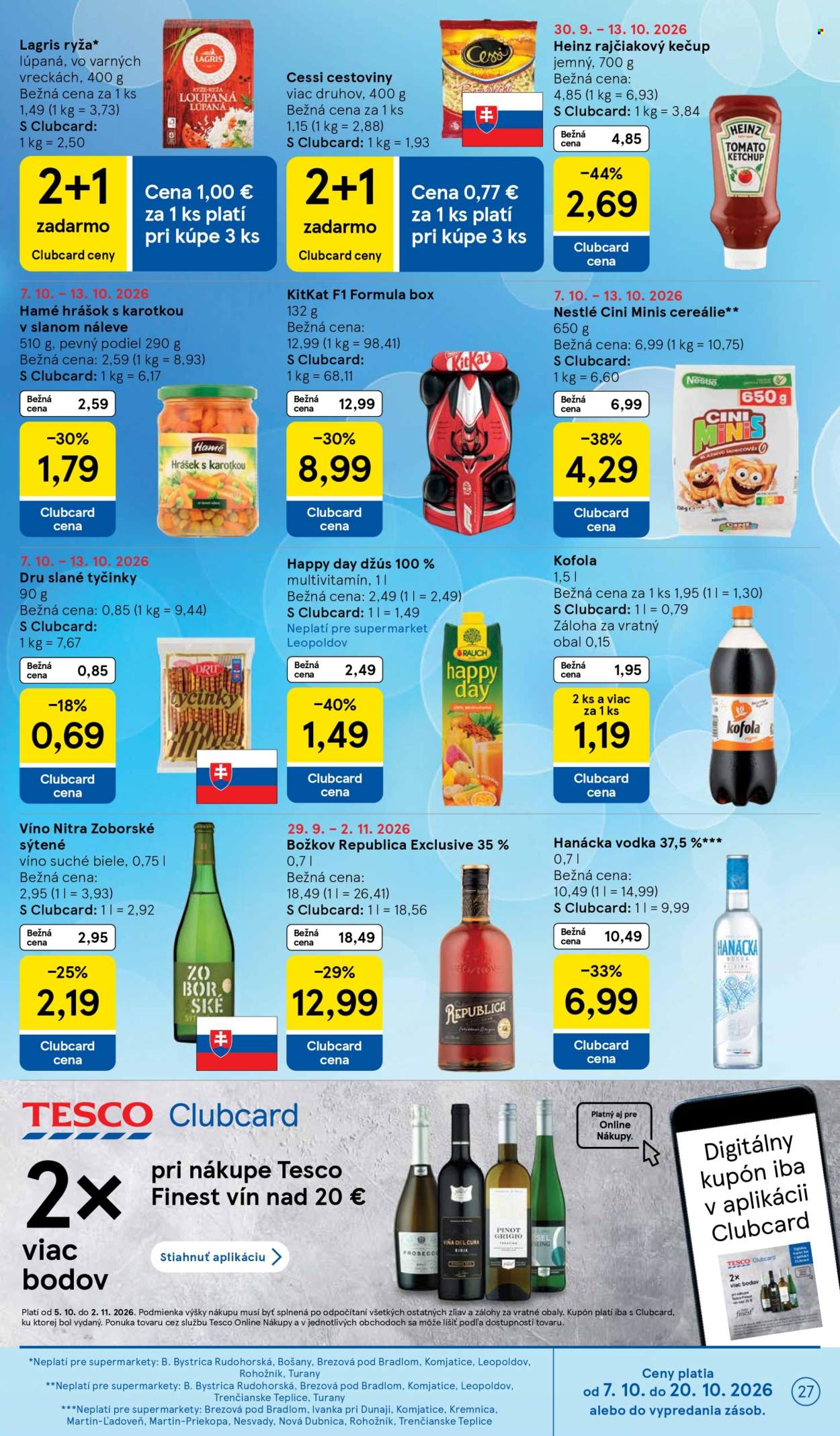 Leták TESCO supermarket - 7.10.2026 - 13.10.2026. Strana 27