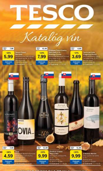 Leták TESCO hypermarket - 5.10.2026 - 2.11.2026.